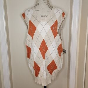 Vintage argyle sweater vest